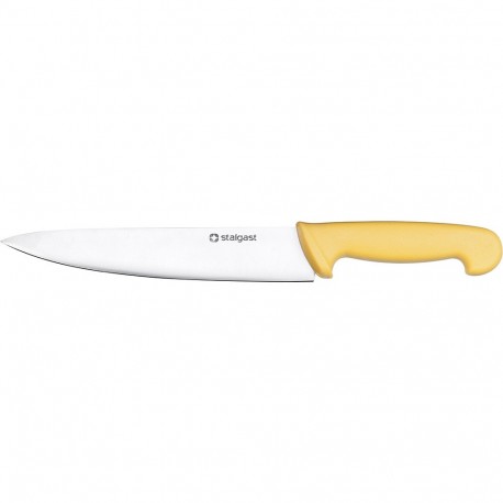 Nóż kuchenny, HACCP, żółty, L 220 mm