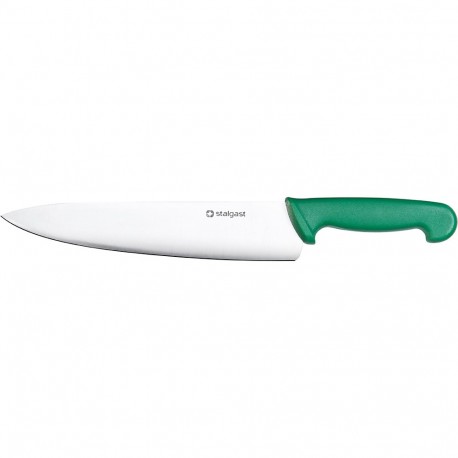 Nóż kuchenny, HACCP, zielony, L 250 mm