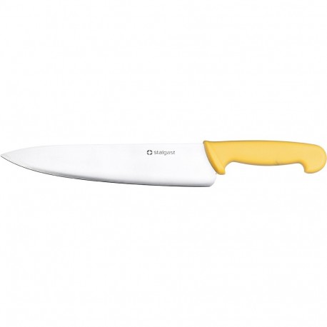 Nóż kuchenny, HACCP, żółty, L 250 mm