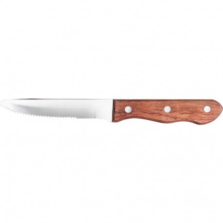Nóż do steków, Jumbo z drewnianą rączką, L 120 mm