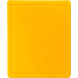 Deska do krojenia, żółta, HACCP, 600x400x18 mm