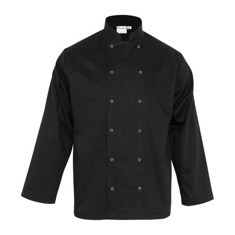 Bluza kucharska, unisex, CHEF, czarna, rozmiar S