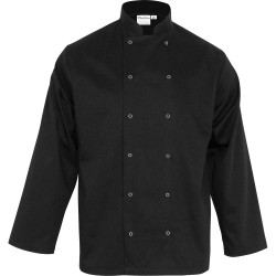 Bluza kucharska, unisex, CHEF, czarna, rozmiar L