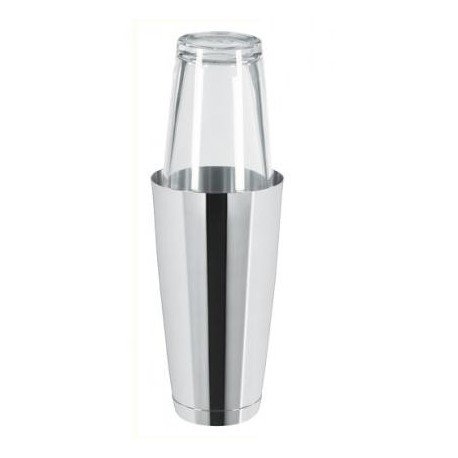 Boston Shaker 0,8l ze szklanką - stalowy