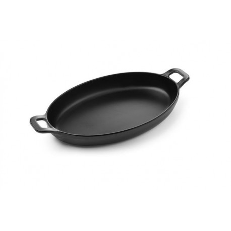 RONDELEK CZARNY LITTLE CHEF OWALNY 155x80mm