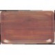 Taca drewniana gładka - mahoń owalna