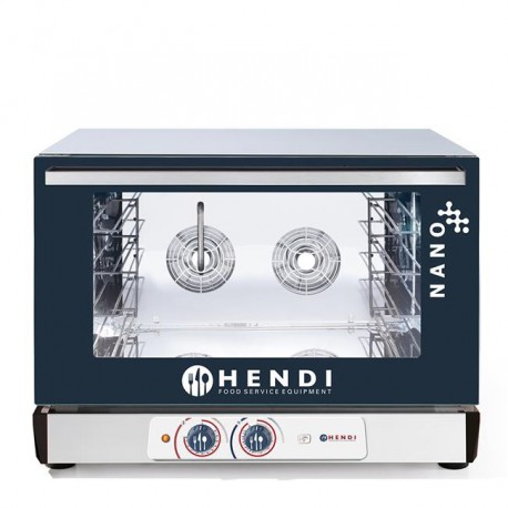 Piec piekarniczy konwekcyjny z nawilżaniem Hendi Nano – 4x 600x400 mm