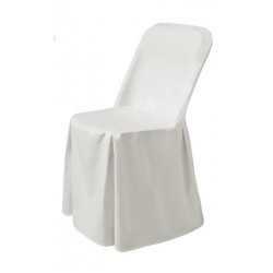 Pokrowiec na krzesło Excellent - biały