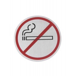 Tabliczka informacyjna samoprzylepna na drzwi - zakaz palenia zakaz palenia