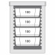 Pojemnik termoizolacyjny, czarny, 12 x GN 1/1 20 mm